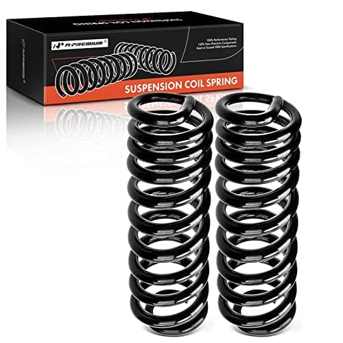 A-Premium 2Pcs Front Suspension Coil Spring Set Compatible with Ford F-150 1985-1996, F-250 1980-1999, F-350 1980-1996, E-100 E-150 Econoline Club Wagon, Driver and Passenger Side