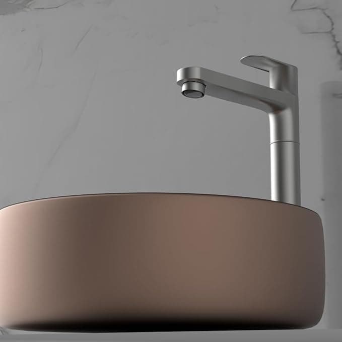 ZAP GEO Brass Extended Tall Body Pillar Tap | 11-Inch Chrome Finish Basin Tap | Premium Brass Tap for Bathroom Countertop Sinks | Foam Flow | Hot OR Cold Water Compatible (Only) | 10-Year Warranty