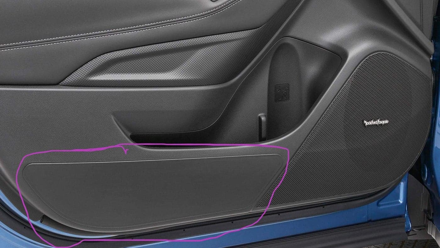 Subaru Door Scuff Protector 2019-2024 Forester Front Door Set J131SSJ000 New OEM Genuine