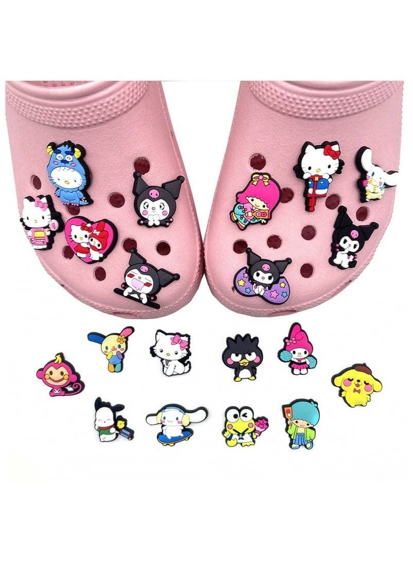 20 pcs Crocs Shoe Decoration Charms, Shoes Charm for Crocs Hole Hole Shoe