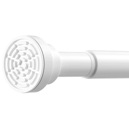 Tension Curtain Rod 31 to 75 Inch Spring Tension Rod for Windows Adjustable Curtain Rod No Drilling Expandable Pressure Curtain Rod Tension Rods for Window,Bathroom,Kitchen,Doorway