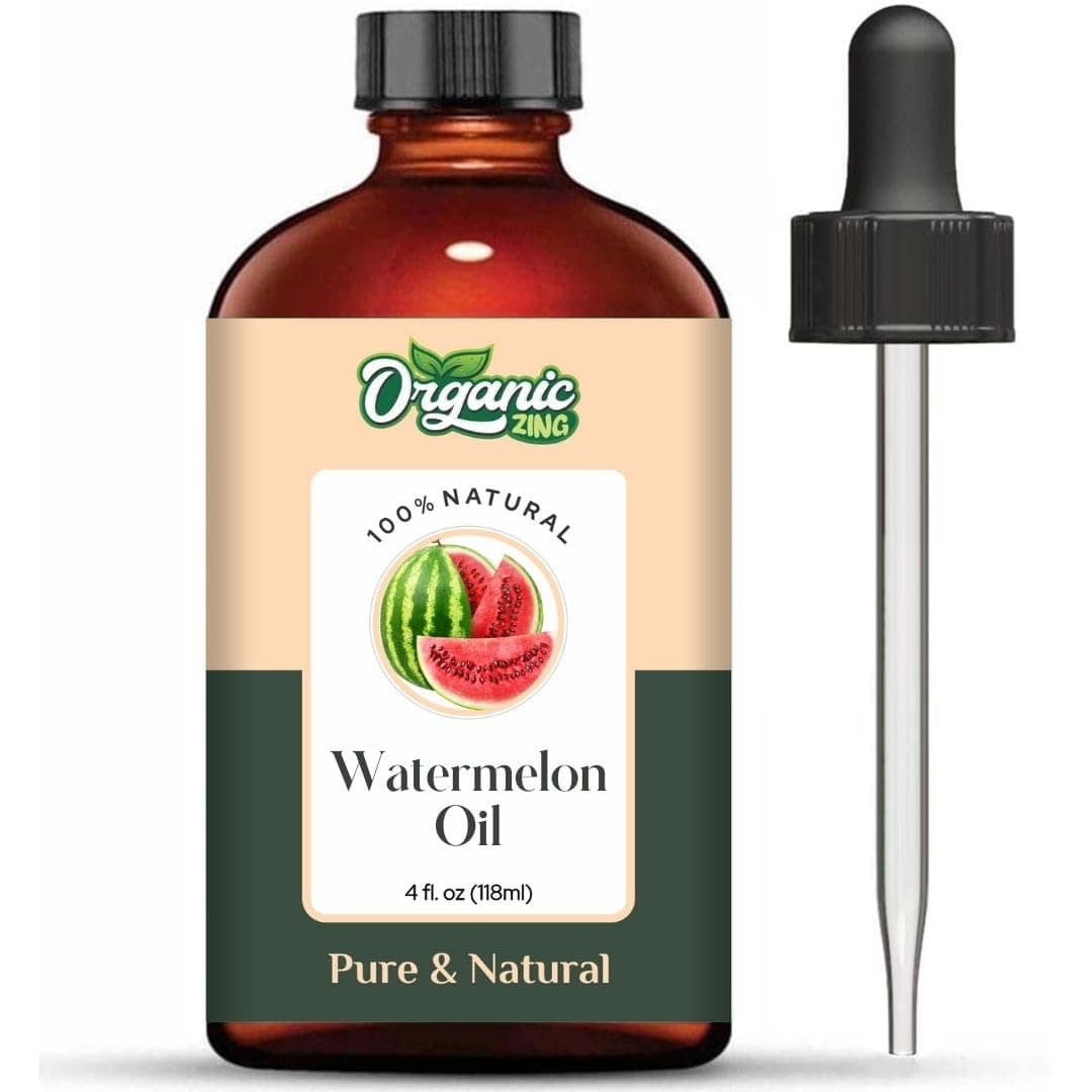 Organic Zing Watermelon Citrullus Lanatus Oil Pure Natural Carrier Oil for Skincare Haircare Massage 118ml399fl oz