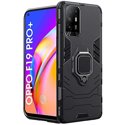 TheGiftKart Back Cover For Oppo F19 Pro Plus 5G ( Poly Carbonate ; Polymer|Black )