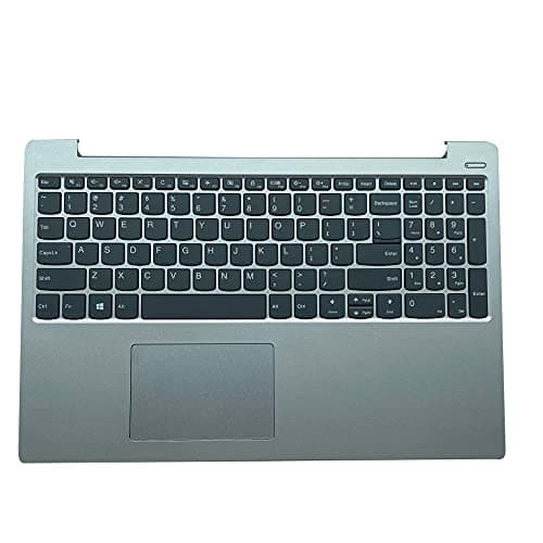 F-HONG ELECTRONIC CO LIMITED Replacement for Lenovo Ideapad 330S-15 81F5 Series Laptop Upper Case Palmrest Keyboard Touchpad Assembly Part 5CB0R07203 SN20M62793 Top Cover Sliver, 15 inch