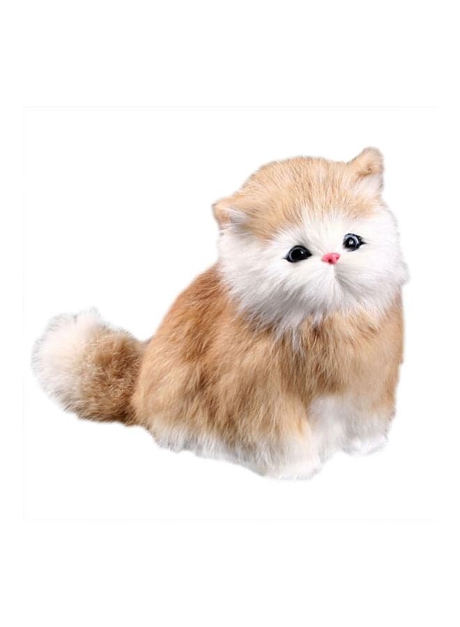 Simulation Cat Plush Toy 20x28x10cm