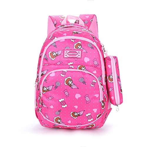 Tinytot 26 Litre, Stylish & Trendy Water Resistant High Storage Candy Printed School Bag College Bag Travel Standard Backpack Bag With Pencil Pouch, For Girls & Women, 2nd Standard Onward, 18 Inch