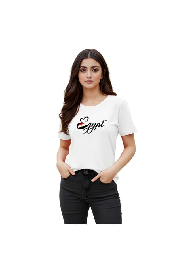 Egypt National Day Adult Women's T-shirt - Gift for Every Egyptian - Perfect for Egypt Independence Day - Egypt Day Women's Tee