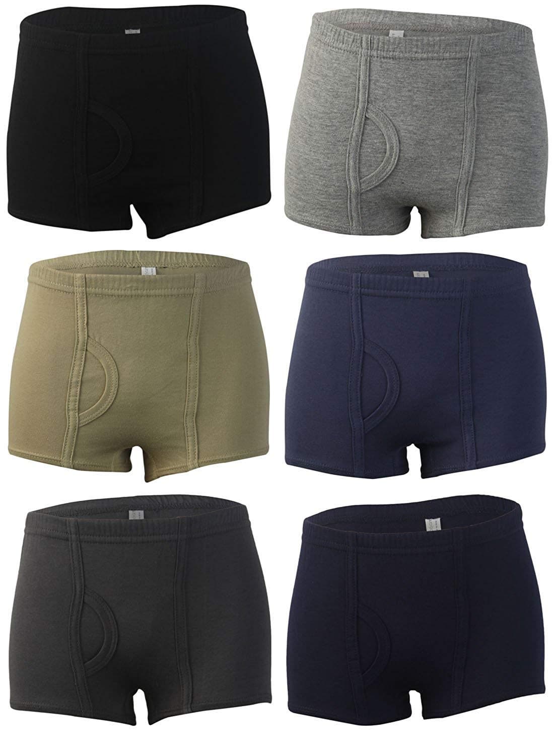 BODYCARE Solid Boys Trunk Pack of 6 Multicolour (Color & Print May Vary)