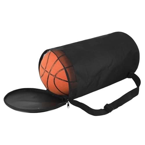 Professional 2 Basketballs/Volleyballs/Footballs Equipment Bags Waterproof Oxford Sports Duffel Bags Lightweight Portable Gym Tote Ball Storage Bag Organizer Backpack Carrier Holder (Black)