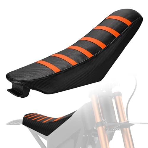 IUVWISN Non-Slip Seat Cover for Compatible Fit for Tuttio Tutti Tutto Soleil 01, Electric Dirt Bike Soft Seat Cover Orange