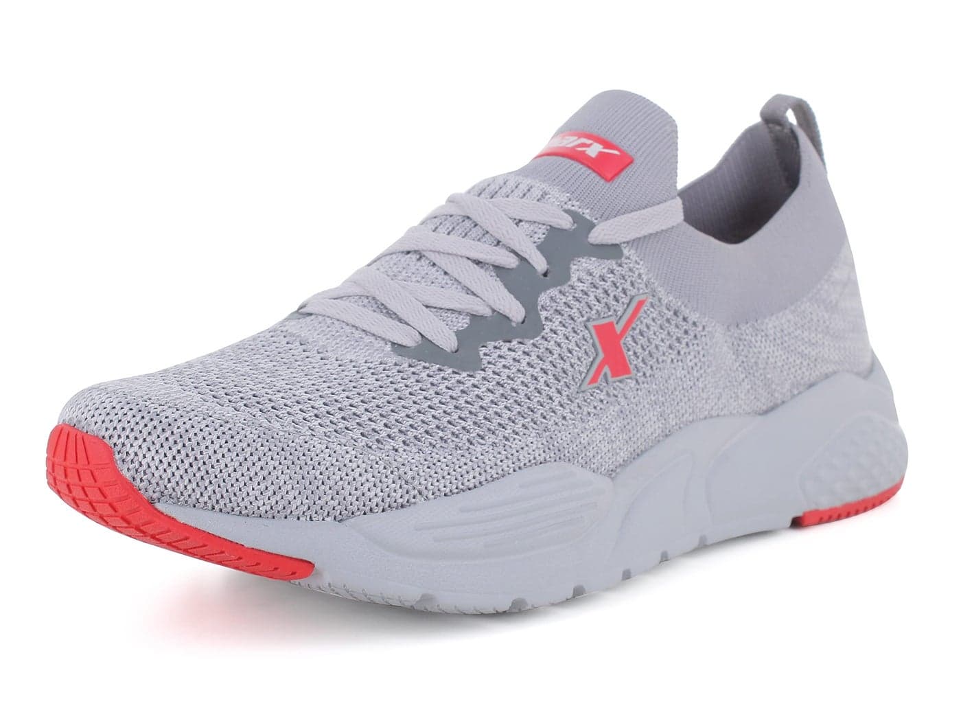 Sparx Men SM-680 Grey Red Sports Shoes (SX0680G_GYRD_0007)