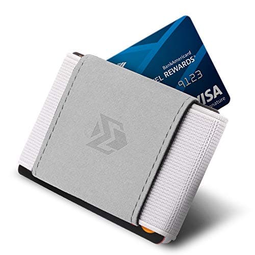 VBAX Elastic Wallet for Men & Women – Slim Minimalist Front Pocket Credit Card Holder, Stretch Fabric Design Fits 10 Cards & Cash – Compact Everyday Carry Wallet for Travel & Daily Use