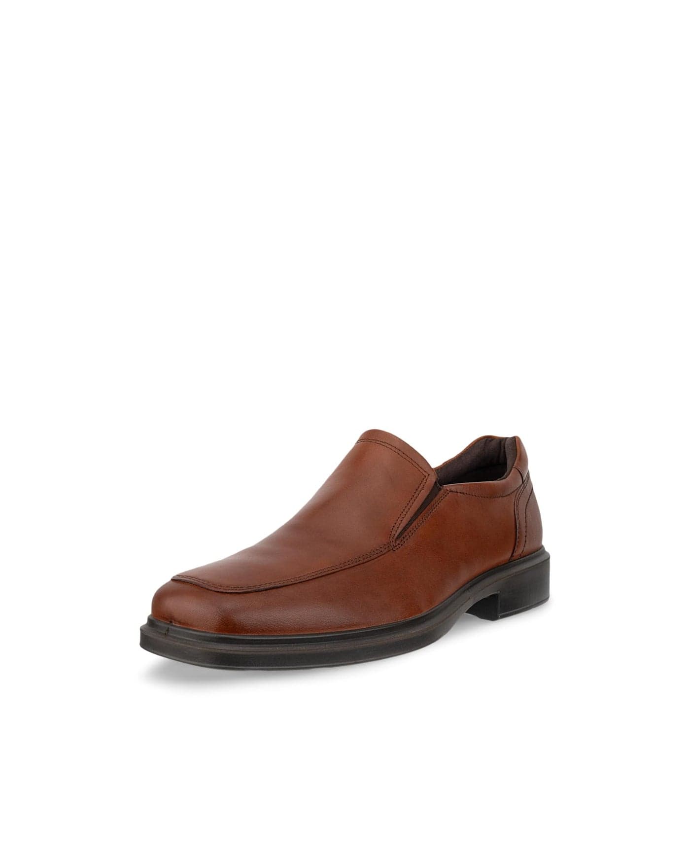 ECCO Mens Helsinki 20 Apron Toe SlipOn Loafer Cognac 14145