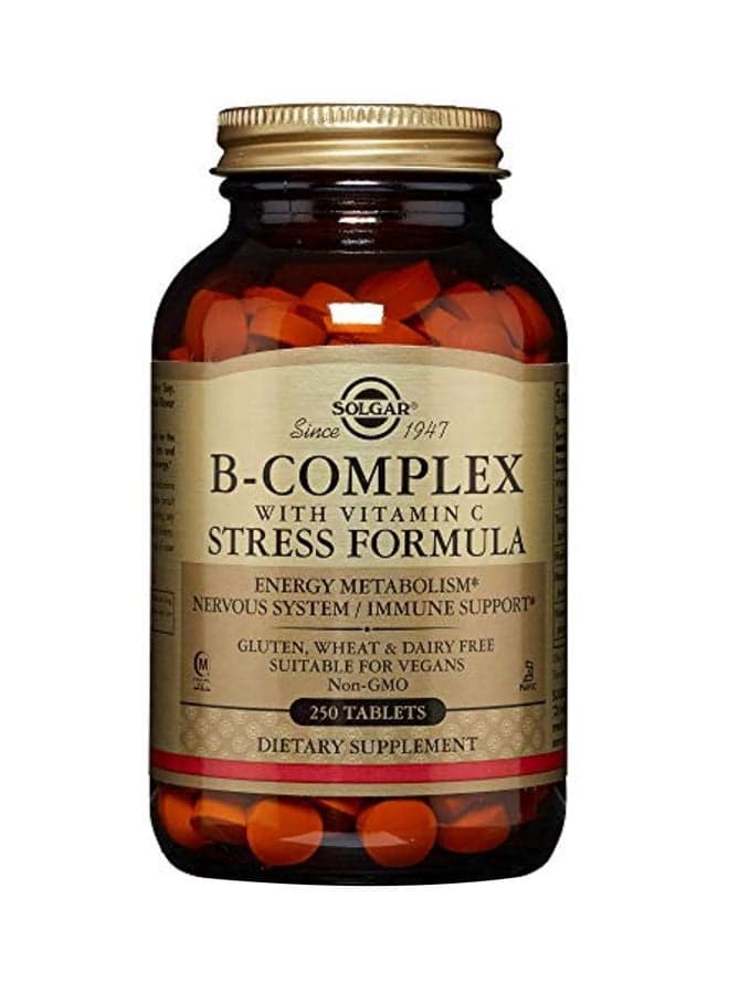 B-Complex With Vitamin C Stress Formula - 250 Tablets
