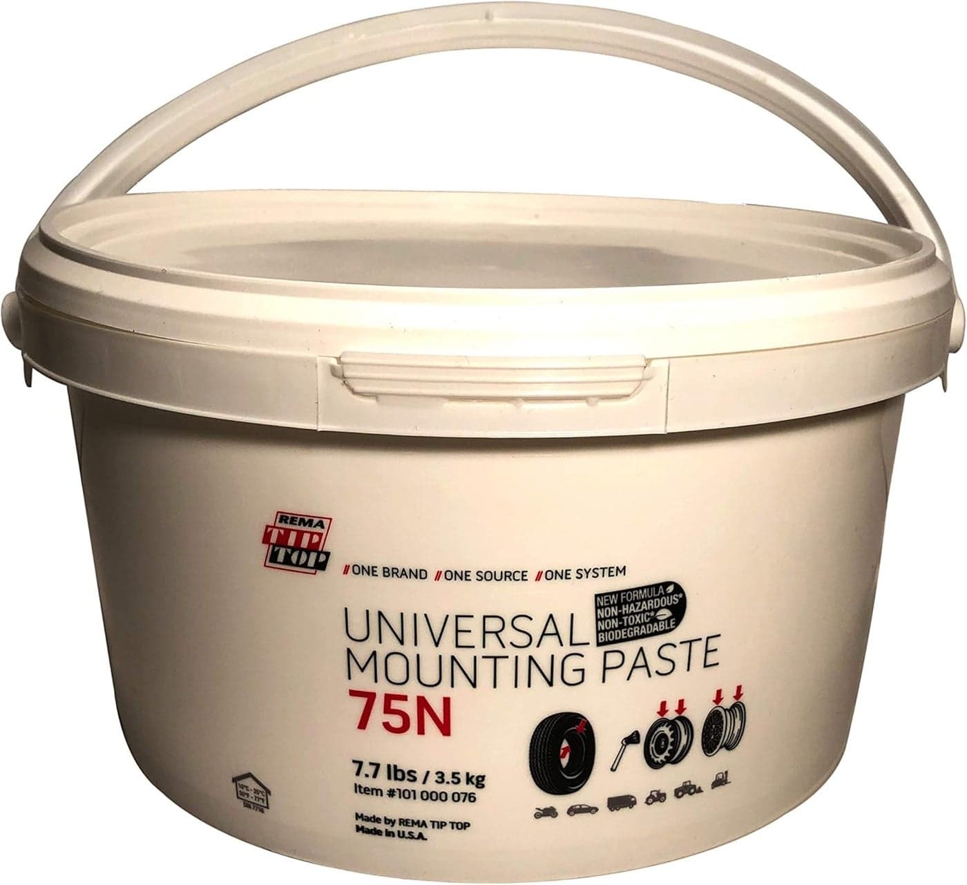 Rema Tip Top Universal Tire Mounting Paste 75N - 7.7 lbs (3.5 kg) Pail