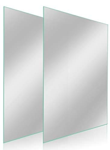 Millcraft Products Replacement Glass Mirrors for Picture Frames – 8 x 10 Inch Mirror Replacements for Frames – Ideal for Collages, Arts and Crafts, DIY Projects (8x10)