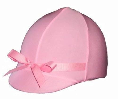 Equestrian Riding Helmet Cover - Pastel Pink