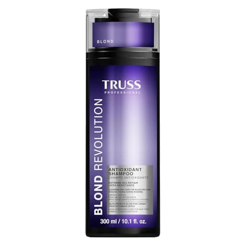 TRUSS Blond Revolution Blonde Shampoo Gentle Cleansing Shampoo for Color Treated Hair Preserves Luminous Blonde Coloring While Fighting Oxidation Increasing Shine 10 fl oz