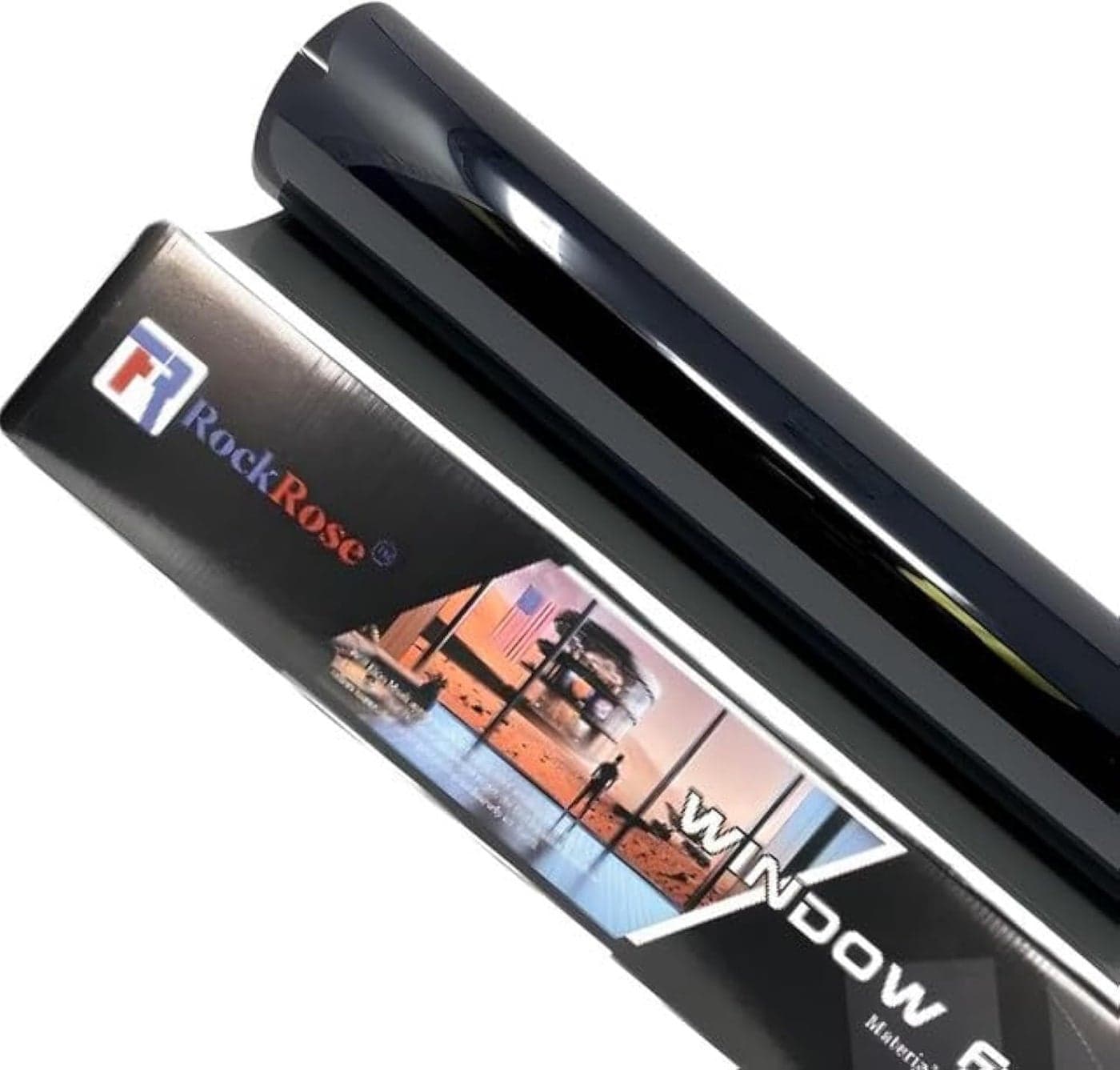 RockRose VLT 5% Window Tint with Premium Carbon 2ply Window Tint Film - Adhesive Privacy Film for Protect from Heat - UV Window Film for UV Blocking & IRR - Size 20 in x 25FT