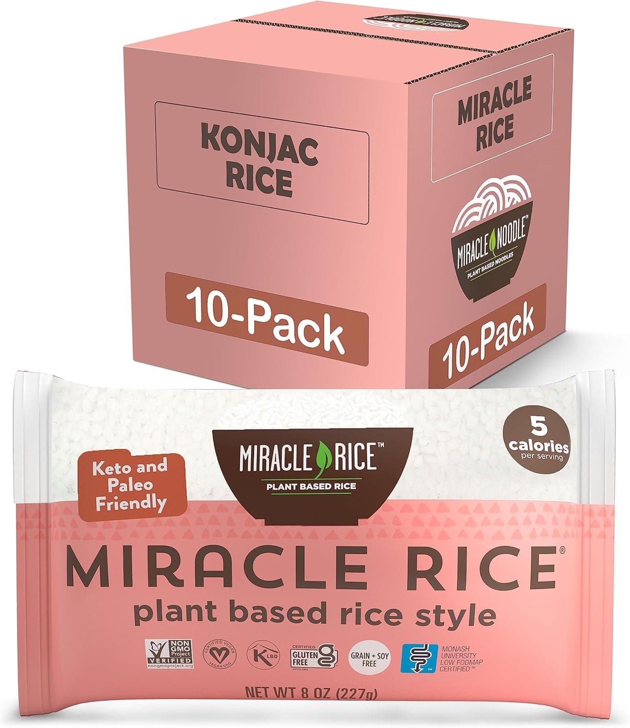 Miracle Rice - Plant Based Konjac Rice 10-Pack