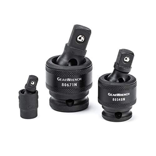 GEARWRENCH 3 PC 14 38 12 Drive Impact UniversalJoint Set 84969A07