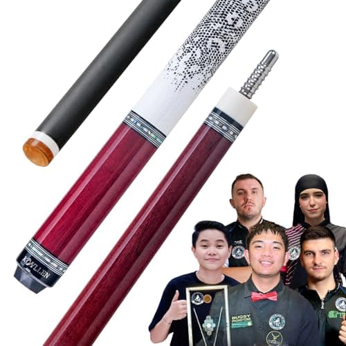 KONLLEN Carbon Fiber Pool Cue AXA Series Handmade Inlay Cues Stick for TournamentLevel Competitions Low Deflection Pool Stick for Professional Players Accurate Stable Easy to Control
