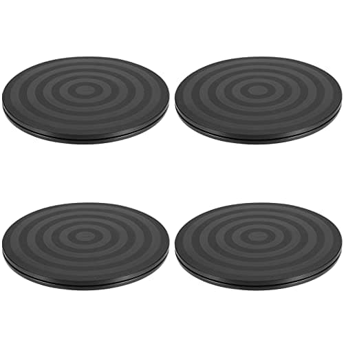 JAPCHET 4 Pack 8 Inch Bonsai Turntable, Heavy Duty Rotating Lazy Susan Garden Swivel Stand, 44lbs Loading Capacity