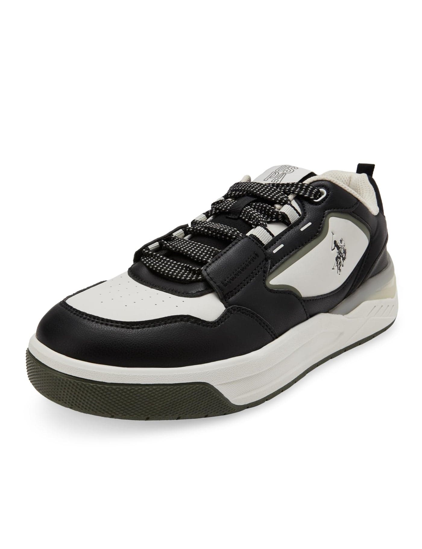 USPA|Vander|Black Stylish Casual Sneaker Shoes for Man