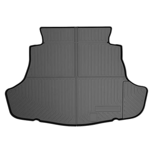 Mixsuper Custom Fit Cargo Liner for 2018-2023 2024 2025 Toyota Camry & Avalon 2019-2022 All Weather Trunk Mat TPO Durable Odorless 3D Rear Trunk Liner Cargo Mat Black