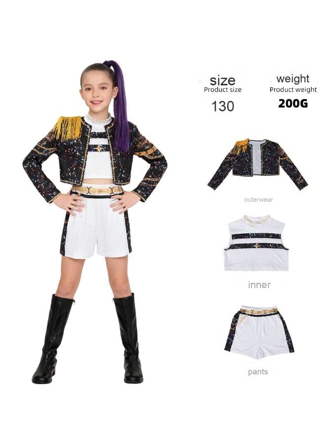 Kpop Cosplay Costume Rumi Zoey Mira Cosplay Girls Style Stage Performance Clothes Halloween