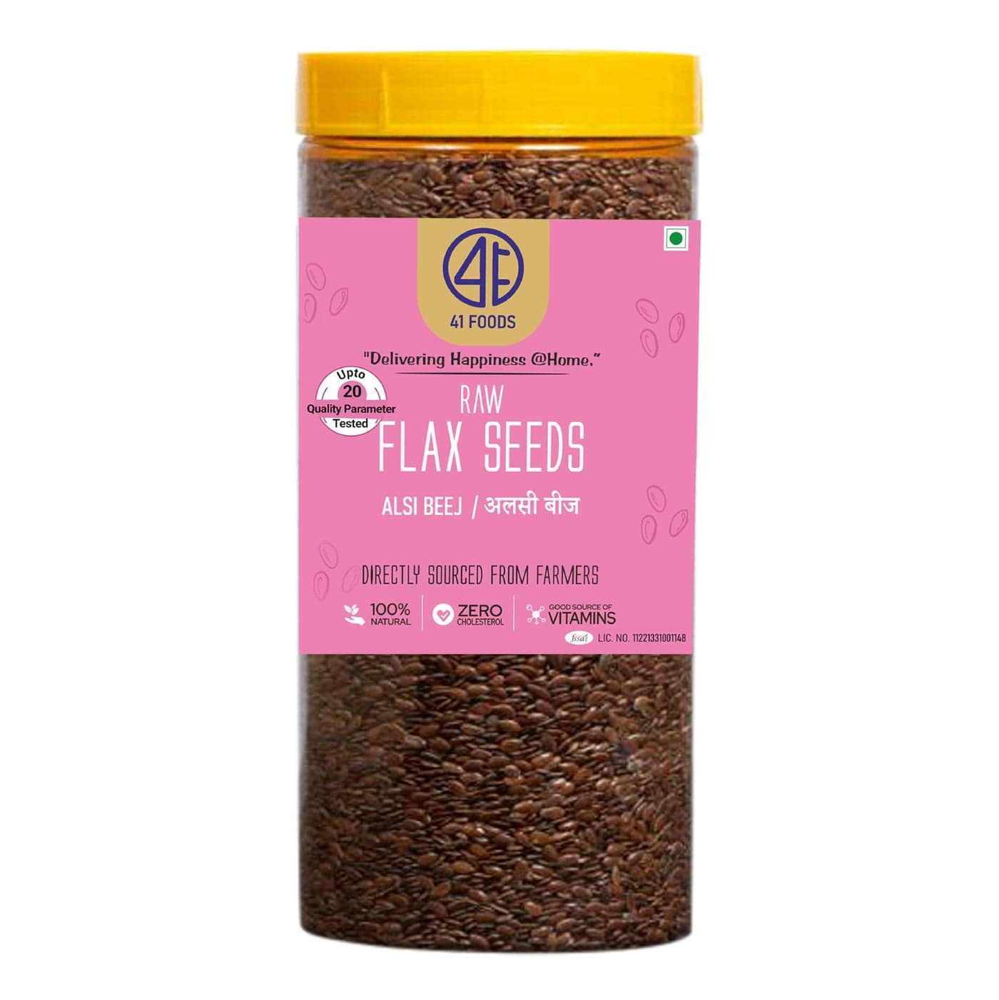 41 Foods Premium Flax Seeds | Alsi Beej | 200g