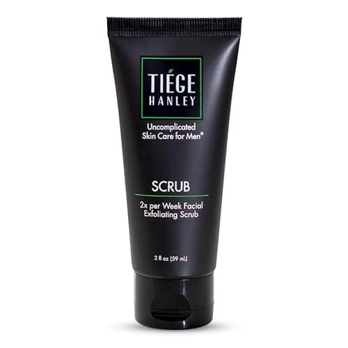 Tiege Hanley Exfoliating Face Wash for Men 2 Oz Gentle Face Scrub for Deep Pore Cleansing Detoxifies Removes Dead Skin Cells Refreshing Facial Exfoliator for Dry or Sensitive Skin