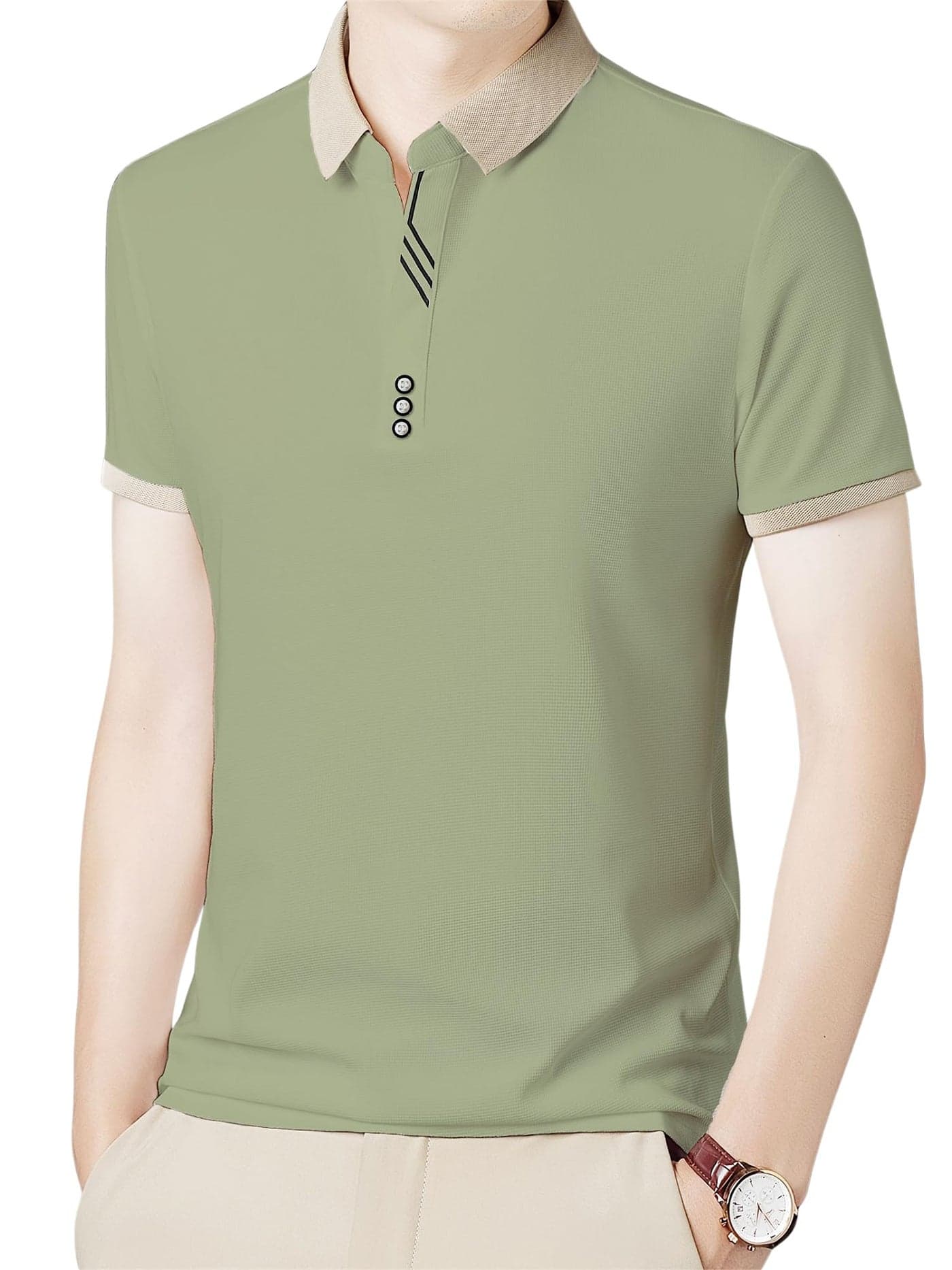 Lymio Men T-Shirt || T-Shirt for Men || Polo T Shirt (POLO-56-Pista-2XL)