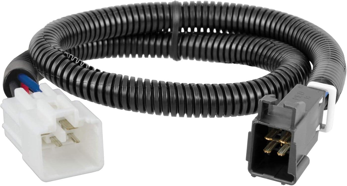 CURT 51362 Quick Plug Electric Trailer Brake Controller Wiring Harness for Select Toyota and Lexus Models