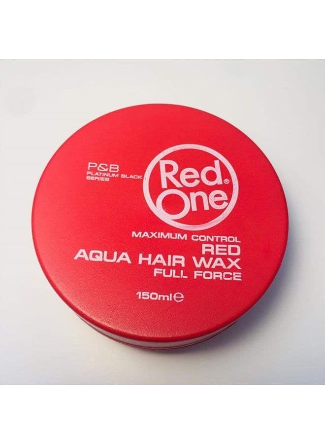 Aqua Hair Wax, Red One Hair wax Gel, Red 150ml
