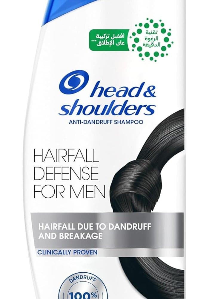 Head & Shoulders Hairfall Defense Anti-Dandruff Shampoo for Men, 350ml
