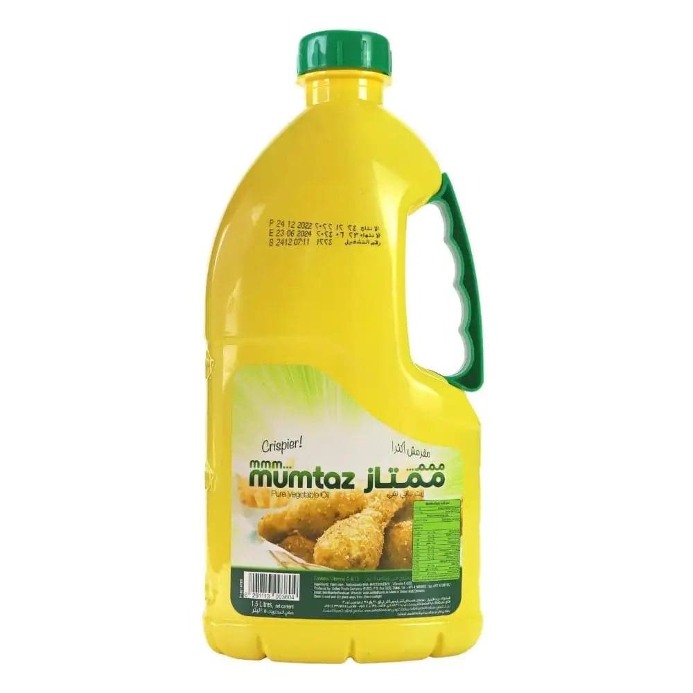 Mumtaz Pure vegetable Oil with vitamin A and D- 1.5 Litres