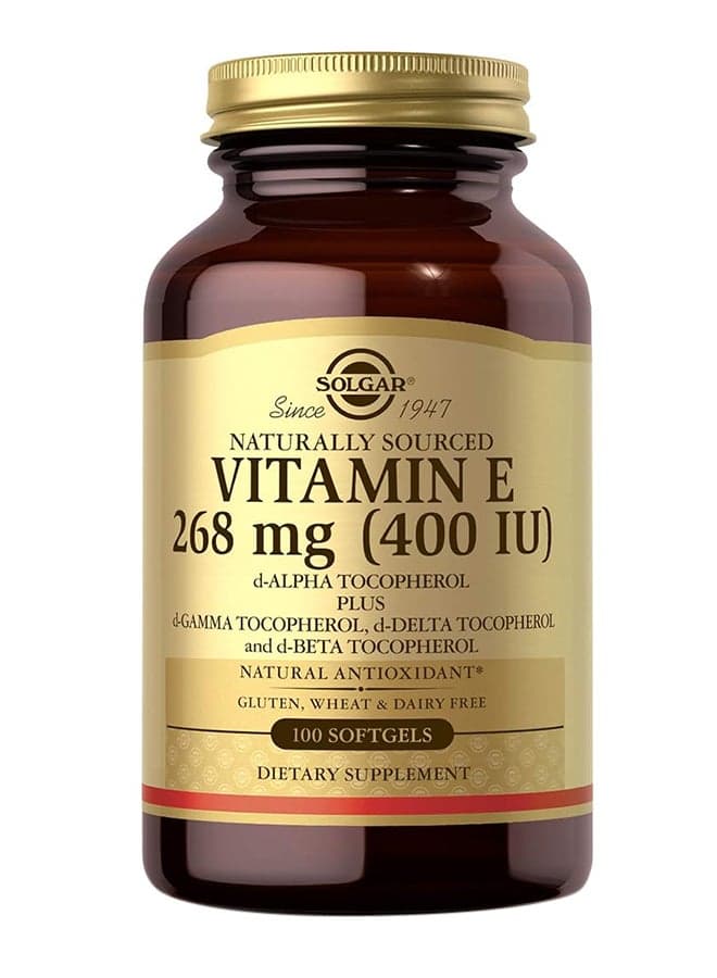 Vitamin E 268Mg Natural Antioxidant Immune Support Gluten Wheat And Dairy Free 100 Softgels