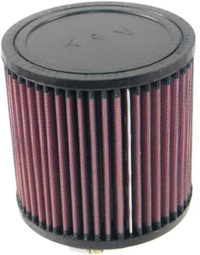 K&N High-Flow Original Lifetime Universal Clamp-On Air Filter: High Performance, Premium, Washable: Flange Diameter: 3 In, Filter Height: 5 In, Flange Length: 0.625 In, Shape: Round, RU-2430