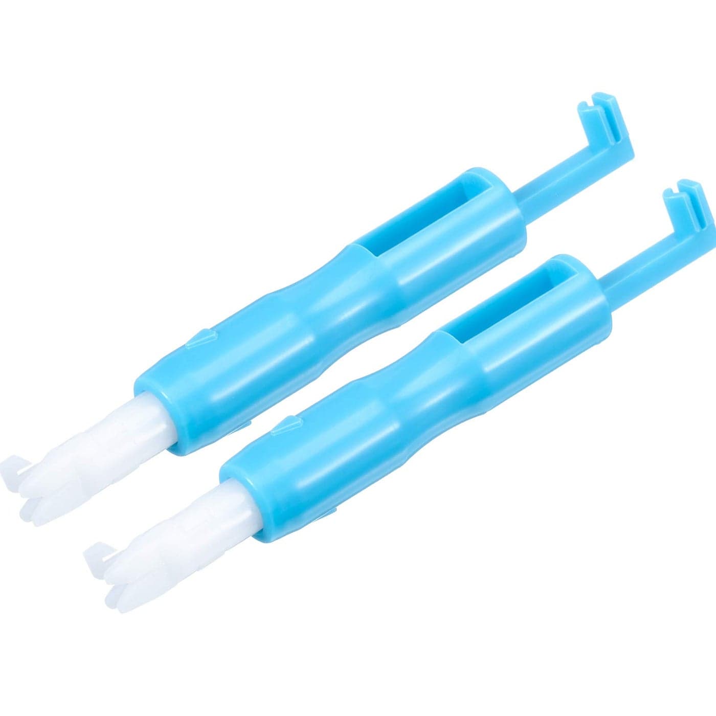 2 Packs Sewing Machine Needle Threader Automatic Quick Sewing Threader Needle Tool for Auto Changer Holds Firmly BlueBlue