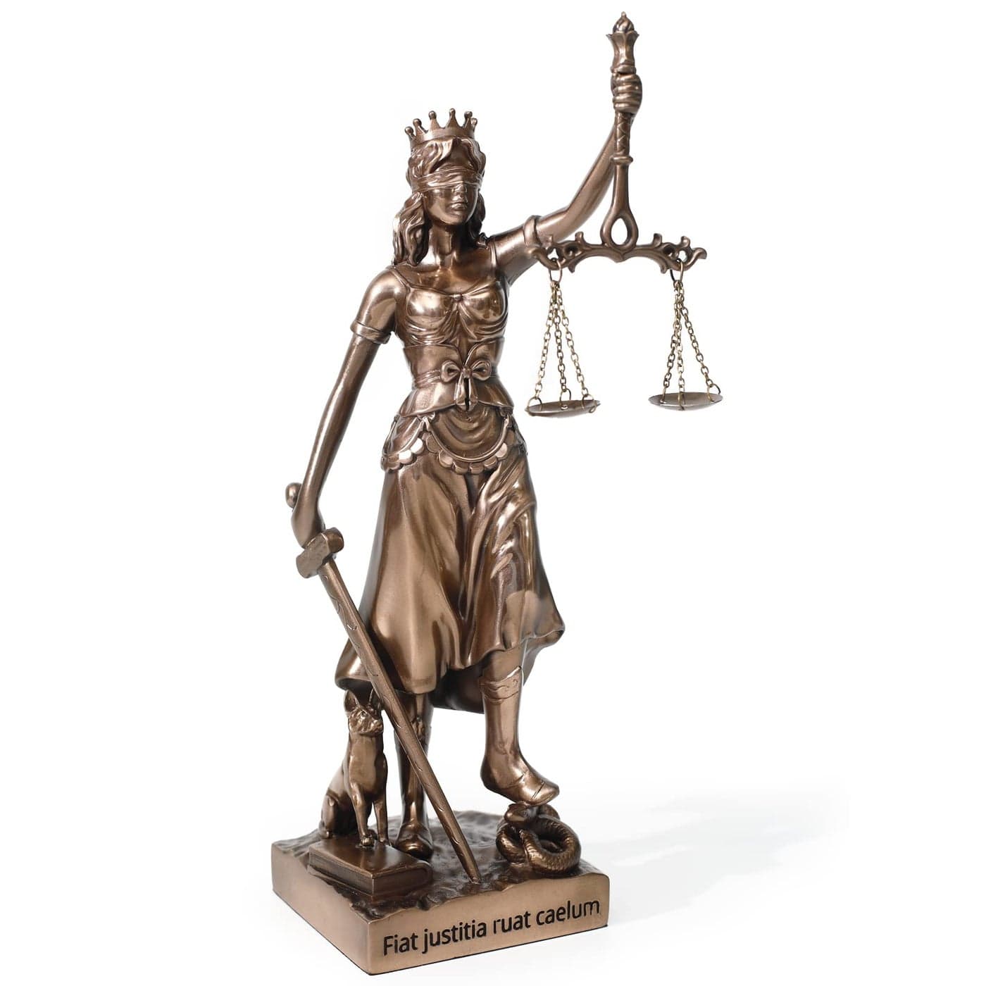 MagicsculpThe Lady Justice Statue Greek Roman Goddess of Justice 12inch Museum Grade Collectible Figurine Synthetic ResinS