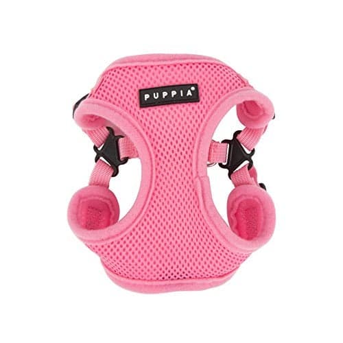 Puppia PARA-HC1533-PK-S Pink Soft Harness C Pet-Vest-Harnesses, Small