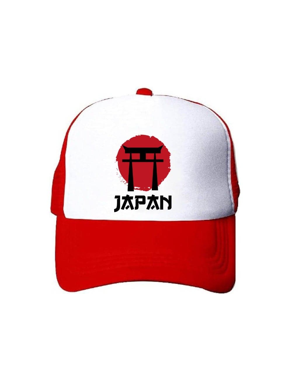 Japan Mesh Cap With Plastic Closure For Men And Women–Perfect For National Day,Sports Activities And Casual Wear–Great Gift for Sports Fans And Events