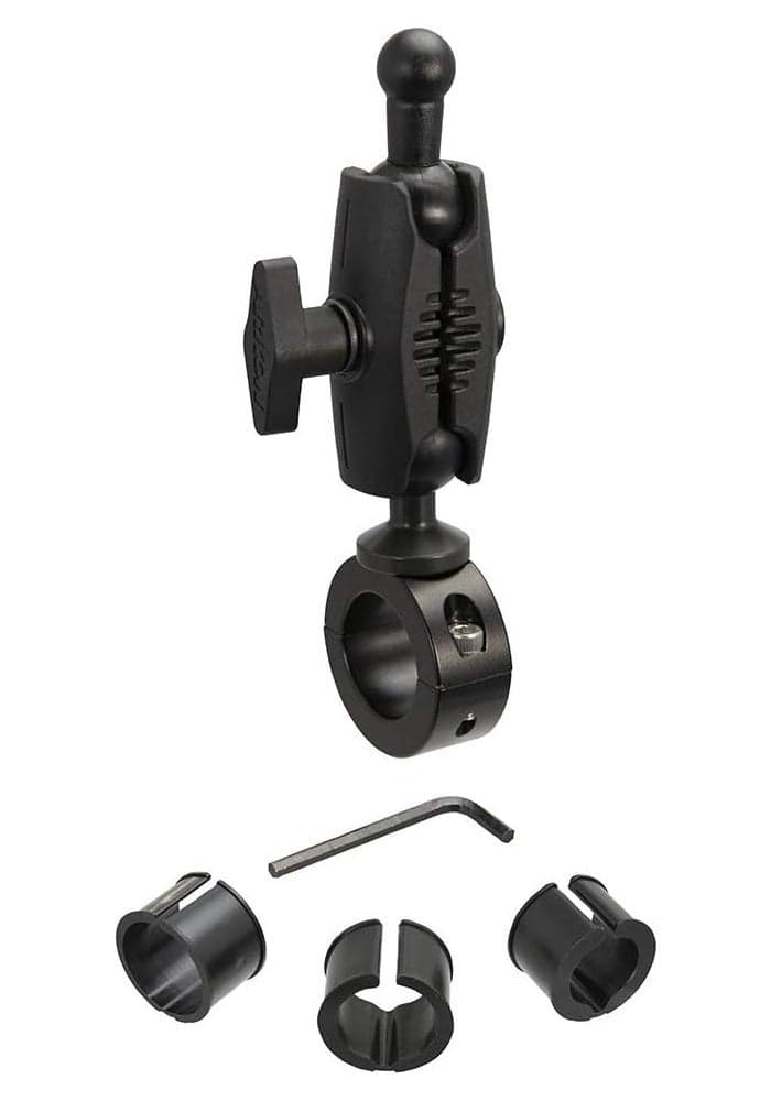 Arkon 25mm Robust Aluminum Motorcycle Handlebar Mount – 17mm Ball Compatible Black