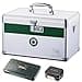 ALOSUTR Medication Lock Box with Combination Lock 10 x67x 67 inches Small Medication Lock Box Security Medical Box Organizer