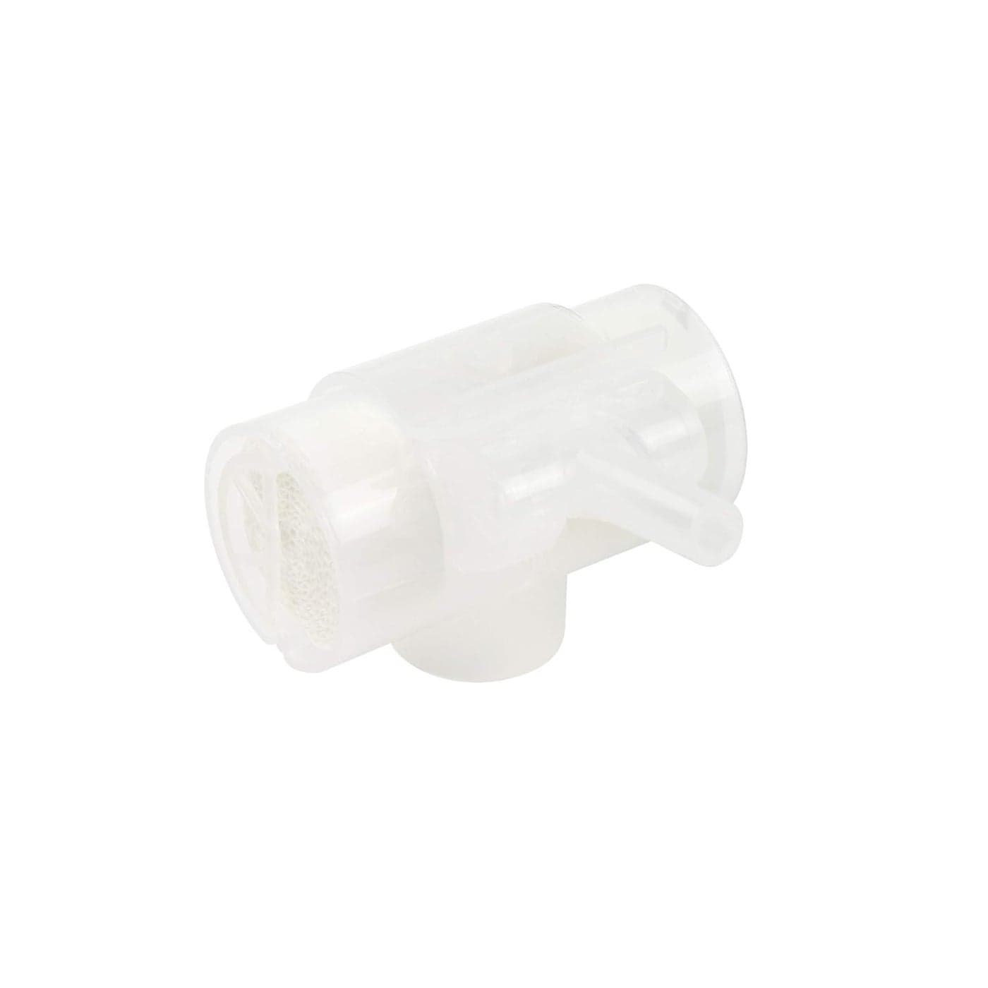 Dynarex 30303 Series Resp02 Trach HME 1500 TShape Tracheostomy Heat Moisture Exchanger with Swivel O2 Port Pack of 50