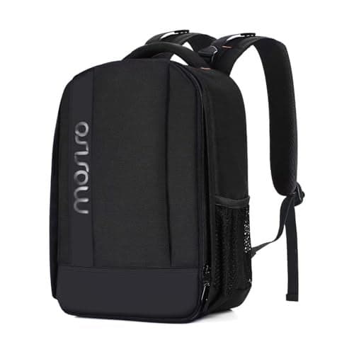MOSISO Camera BackpackDSLRSLRMirrorless Photography Backpack Buffer Padded Shockproof Camera Bag with Customized Modular InsertsTripod Holder Compatible with CanonNikonSony etc Black