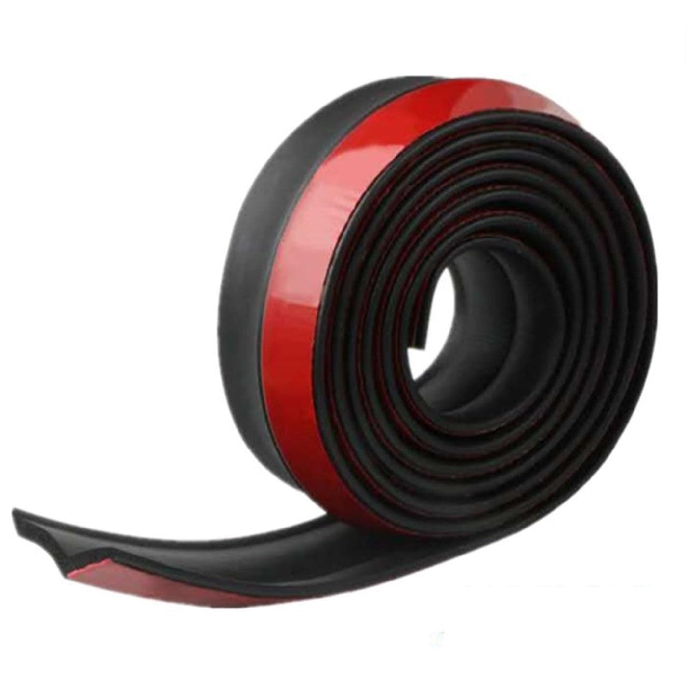 Universal Car Front Bumper Spoiler Rubber Sticker Protector Body Trim Exterior Mouldings Bumper Lip Strip 25M