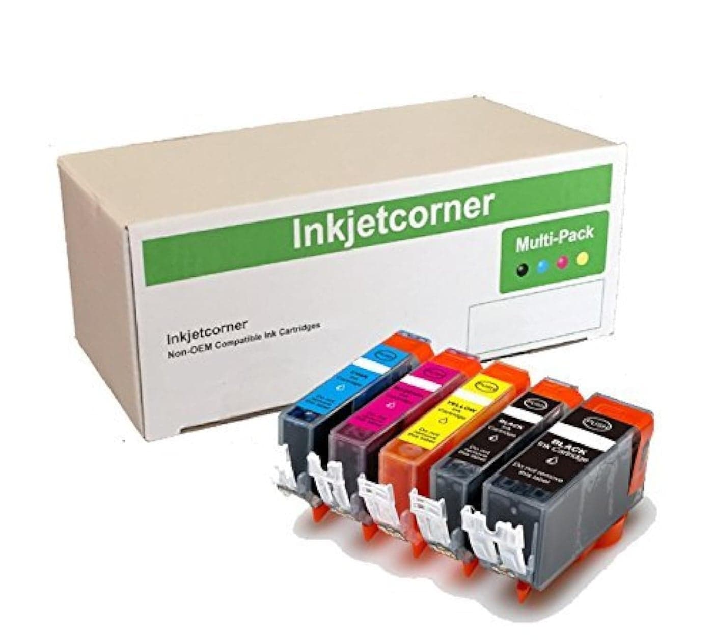 Inkjetcorner Compatible Ink Cartridges Replacement for PGI-270 CLI-271 PGI 270 XL CLI 271 for use with MG5700 MG6800 TS5020 TS6020 (5-Pack)