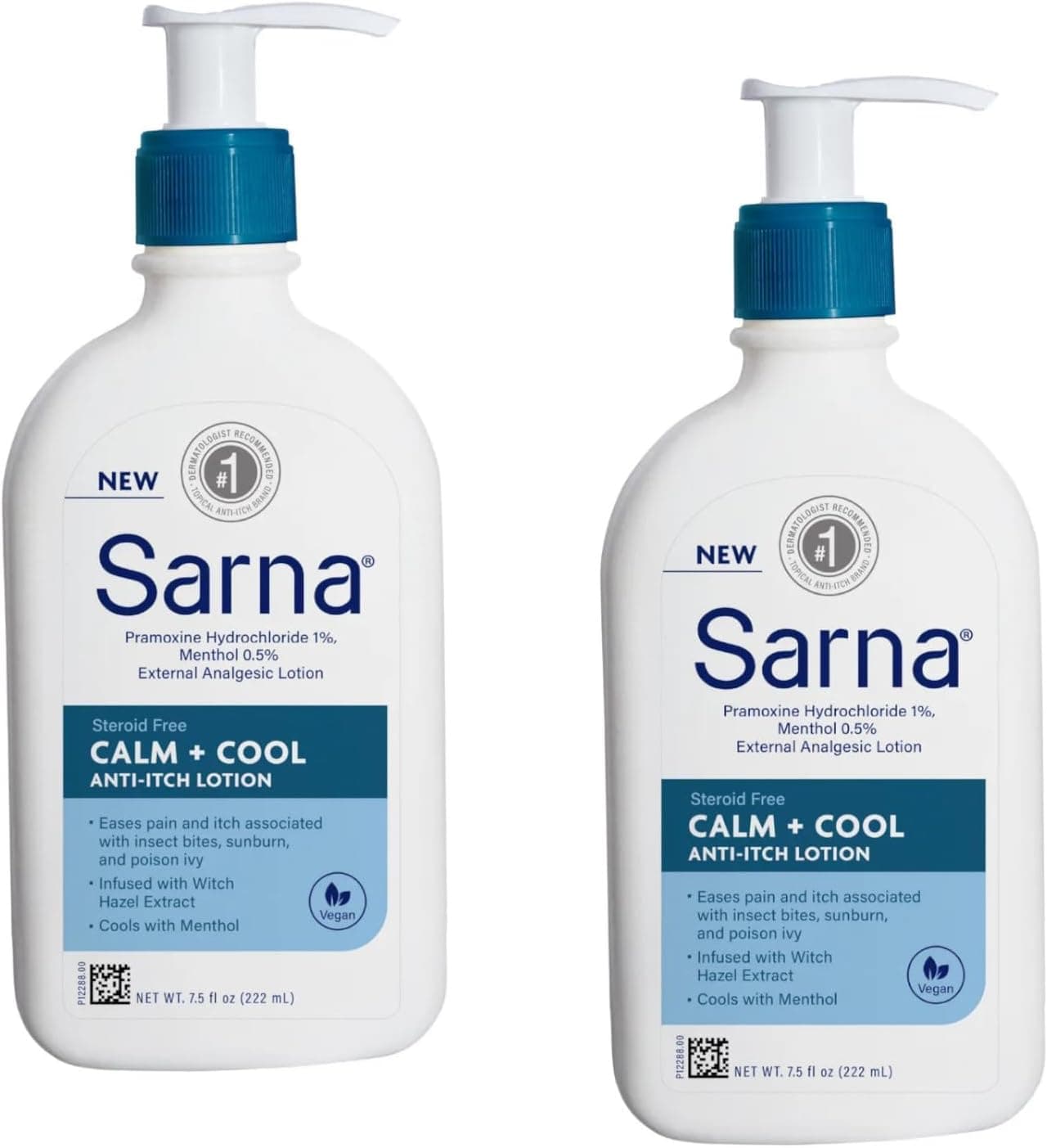 Sarna Calm Cool AntiItch Lotion 75 Fl Oz Pack of 2